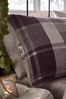 D&D Purple Colville Check Brushed Cotton Duvet Cover and Pillowcase Set
