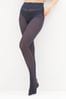 Navy 40 Denier Luxe Opaque Tights Two Pack