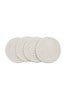 Mary Berry 4 Pack Natural Signature Cotton Set of 4 Ivory Coasters