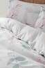 Bianca Blush Pink Anise Floral 400 Thread Count Cotton Sateen Duvet Cover and Pillowcase Set