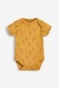 Vegetable Print Baby 5 Pack Short Sleeve Bodysuits (0mths-3yrs)