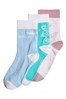 adidas Kids Pink/Blue Daisy Duck Socks 3 Pack