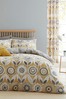 Catherine Lansfield Ochre Yellow Annika Floral Duvet Cover and Pillowcase Set