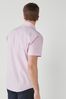 Light Pink Regular Fit Short Sleeve Easy Iron Button Down Oxford Shirt