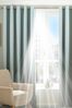 Riva Home Duck Egg Blue Twilight Thermal Blackout Eyelet Curtains