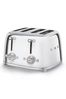 Smeg Silver 4 Slot Toaster