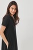 Black Column Maxi T-Shirt Dress