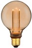 Nordlux Retro Deco Globe Gold Finish 23W E27 Bulb