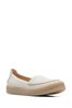 Clarks White Lea Barleigh Low Shoes