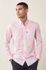 Light Pink Slim Fit Single Cuff Easy Iron Button Down Oxford Shirt