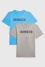 Calvin Klein Boys Grey Intense Power T-Shirts 2-Pack