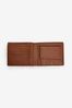 Tan Brown Leather Stag Badge Extra Capacity Wallet