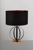 Searchlight Black/Gold Tesa Table Lamp