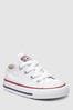 Converse White Chuck Taylor All Star Infant Low Trainers