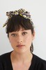 Oliver Bonas Alba Blurred Floral Statement Bow Headband