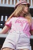 Hype. Pink Ringer T-Shirt