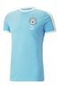 Puma Blue Manchester City Football Heritage T7 T-Shirt