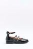 River Island Black Girls Patent Ankle Strap Shoes