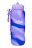 Smiggle Purple Vivid Silicone Roll Up Drink Bottle