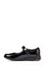 Clarks Black Patent Multi Fit Kids Leather Sea Shimmer Shoes