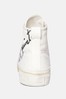 AllSaints Off White Elena Printlace Up High Top Shoes