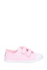 Flossy Pink Sasha Junior Touch Fastening Shoes