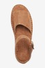 Tan Brown Forever Comfort® Two Part Sandals