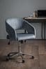 Gallery Home Murray Swivel Chair in Charcoal Velvet
