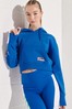 Superdry	Blue Sportstyle Graphic Boxy Hoodie