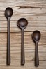 Artisan Street Set of 3 Brown Serving Spoons