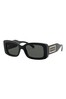 Versace Black Rectangle Sunglasses