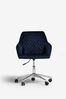 Hamilton Arm Office Desk Chair with Chrome Base