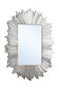 Gallery Direct Silver Herzfeld Rectangle Art Deco Mirror