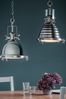 Gallery Home Silver Fents Ceiling Light Pendant