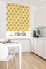 Sunshine Yellow Retro Daisy Made To Measure Roller Blind