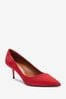 Red Regular/Wide Fit Forever Comfort® Asymmetric Kitten Court Shoes