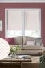 Coral Pink Wickerwork Made to Measure Roman Blinds