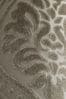Curtina Natural Chateau Textured Chenille Damask Lined Eyelet Curtains