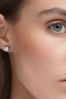 Swarovski Silver Attract Stud Pierced Earrings