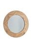 Gallery Direct Wood Blyth Round Mirror