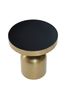 Fifty Five South Gold Corra Glass Medium Side Table