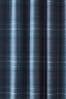 Dark Seaspray Blue Alfriston Check Blackout/Thermal Blackout Lined  Eyelet Curtains