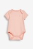 Bright Stripe 5 Pack Short Sleeve Baby Bodysuits (0mths-3yrs)