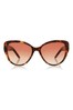 Dune London Brown Glassie Tortoiseshell Sunglasses