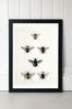East End Prints Black British touched Bee Print