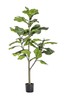 Gallery Direct Green Artificial Fiddle Tree In Pot