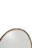 Pacific Gold Oval Wall Mirror