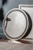 Gallery Home Silver Kyan Round Mirror