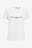 Tommy Hilfiger White Heritage Logo T-Shirt