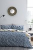 Fusion Blue Brushstrokes Duvet Cover and Pillowcase Set